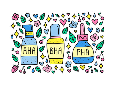Les Acides AHA, BHA ou PHA