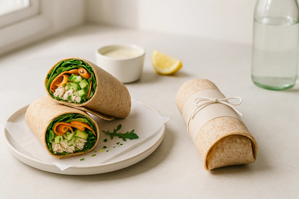 Wraps fraîcheurs : prêt à emporter pour le travail